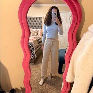 Casual Cream Women's Pants